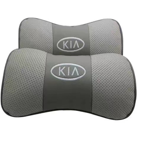 G-club Bantal Sandaran Kepala Jok Mobil universal Bahan Kulit breathable Untuk KIA