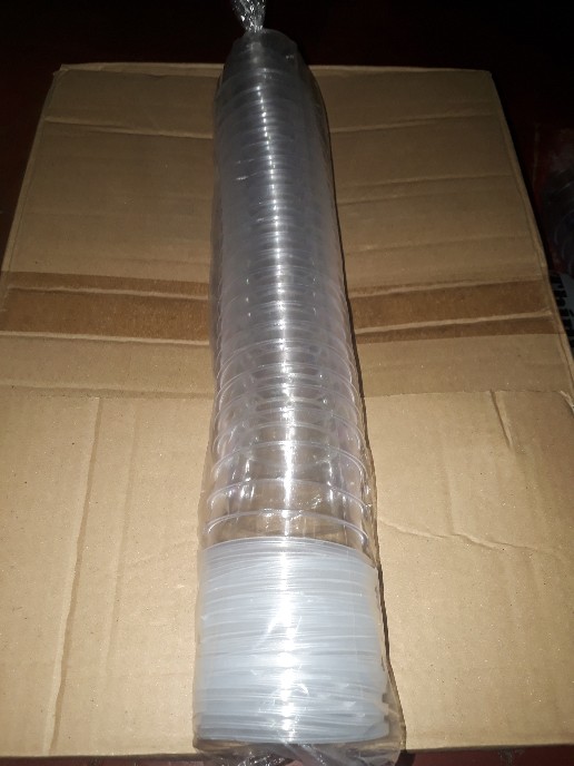 Gelas Puding Ps/dessert Cup + Tutup Merek Fim Harga 1 Roll Isi 25 Pcs