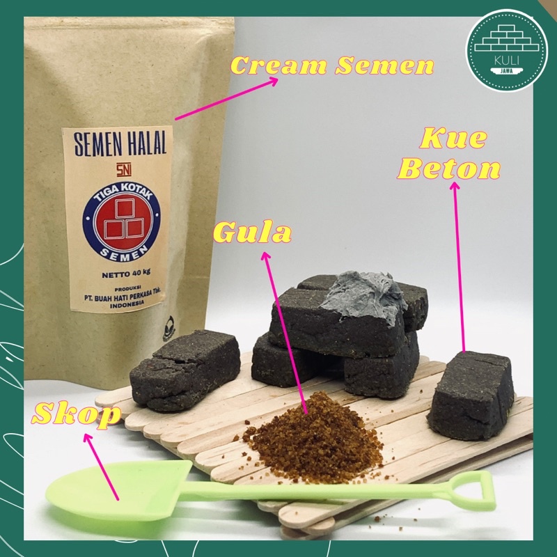 

cemilan Kue kering Batu Beton cap 3 kotak | Hampers kue lebaran cemilan unik murah lezat