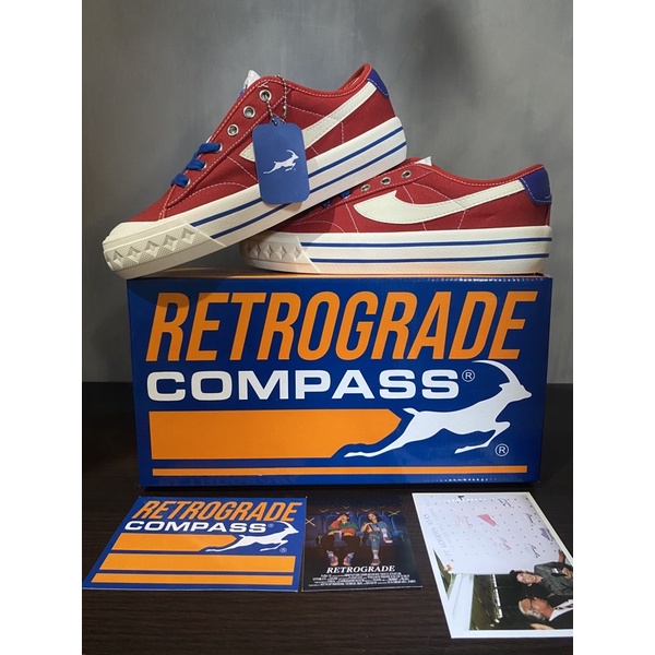 Sepatu Compass retrograde edisi retailer low size 40 BNIB murah