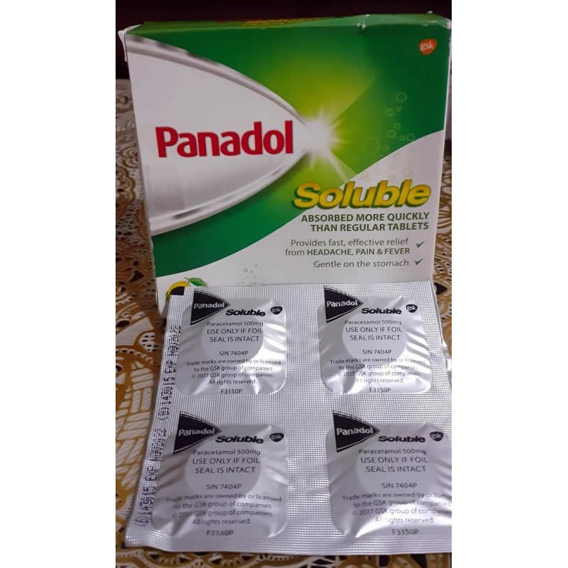 Panadol Soluble Singapore (1 Strip)