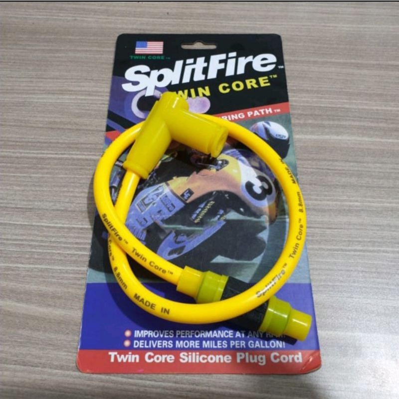 Kabel cangkong dop busi plus selang cangklong busi splitfire tutup karet busi supra