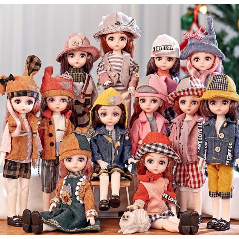 boneka zodiac rasi bintang cantik 30cm bjd 26 sendi movable