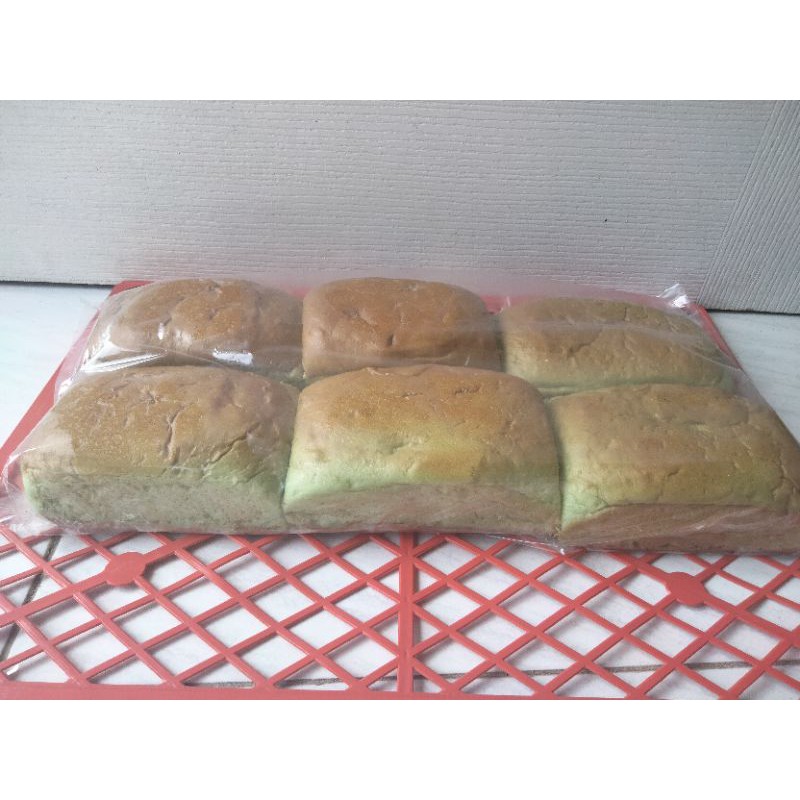 

Roti Kukus Panggang Hijau | isi 6pcs 40cm | Roti Kadet | Hijau Pandan | ROKUPANG