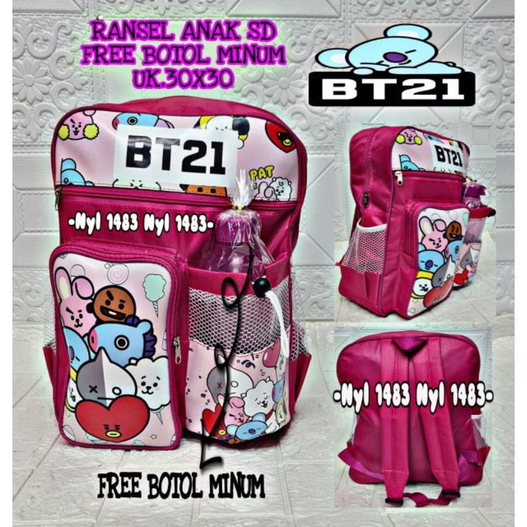 Bisa COD/Tas Ransel Anak Perempuan/TAS SEKOLAH TK-SD/Tas Ransel Free Botol Minum