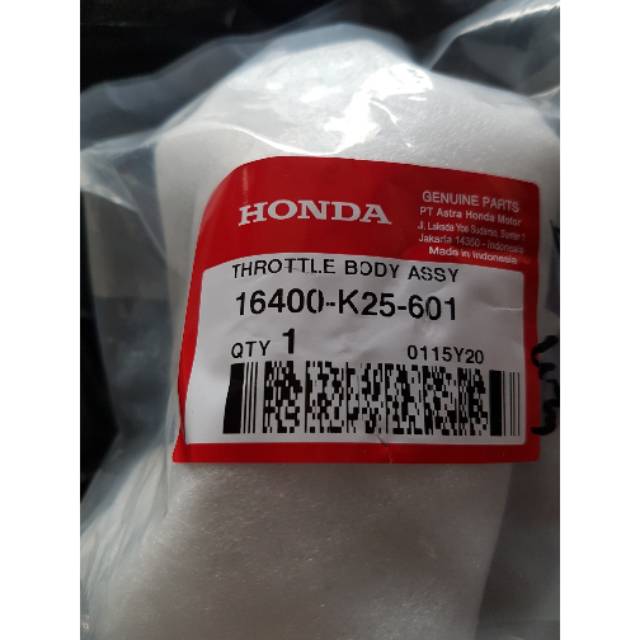 Throttle body beat fi k25 ori ahm