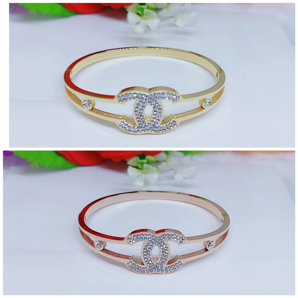 Gelang &amp; Cincin Set Titanium CC Y001