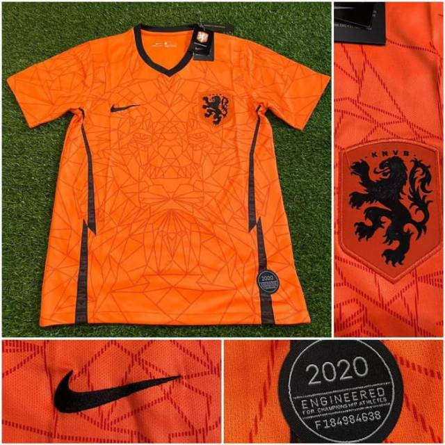 JERSEY BOLA BELANDA HOME OFFICIAL EURO 2020 GRADE ORI