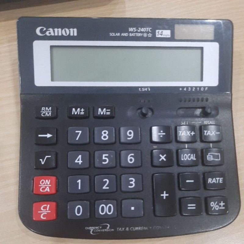 

Kalkulator Canon WS 240 TC