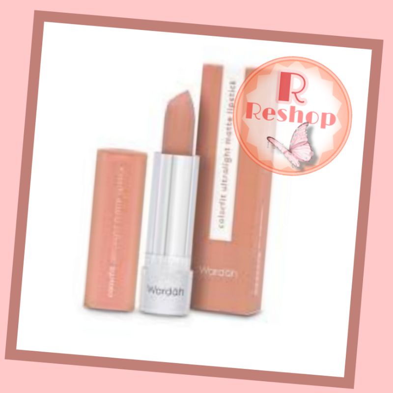 Wardah Colorfit Ultralight Matte Lipstik 03.CARAMEL NUDE