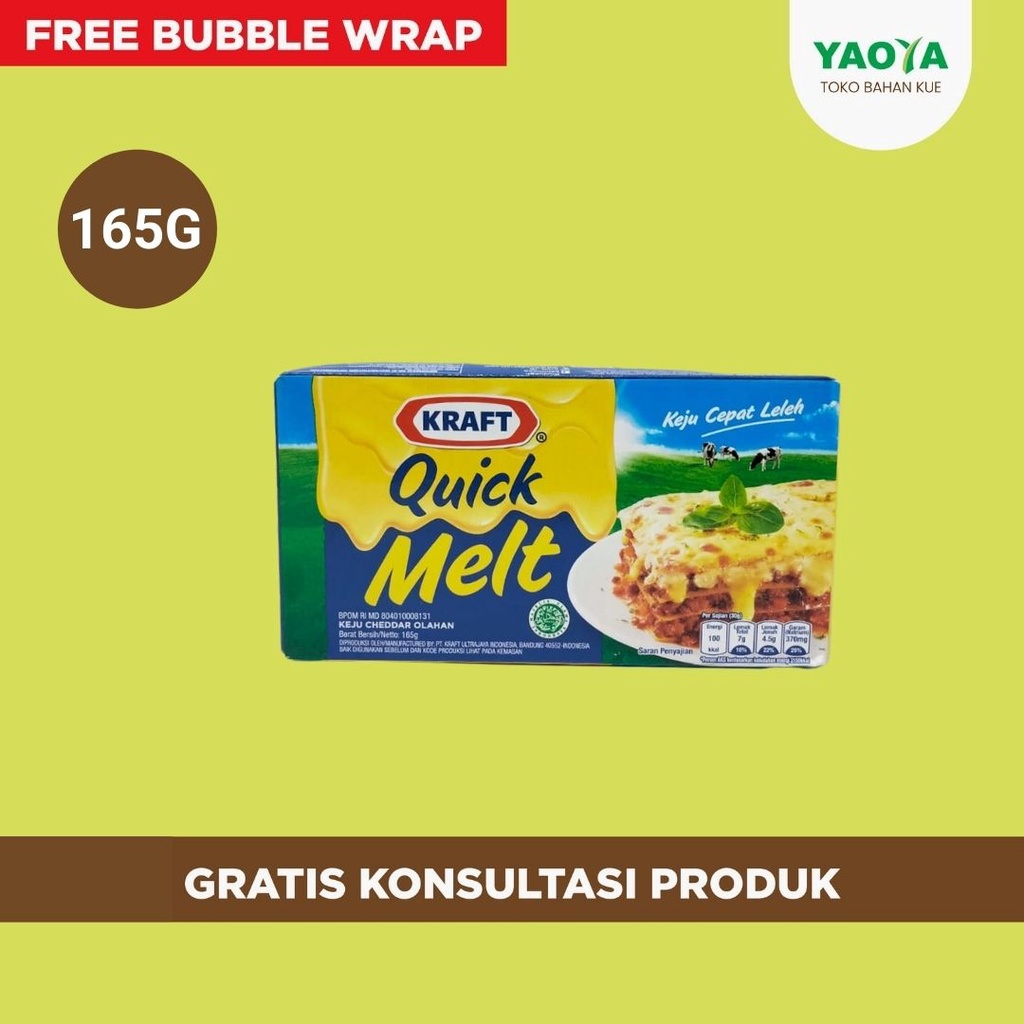 Jual KRAFT CHEDDAR QUICK MELT 165G | Shopee Indonesia