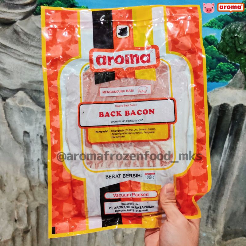 

AROMA PORK BACK BACON (BACON BABI) 500 GR