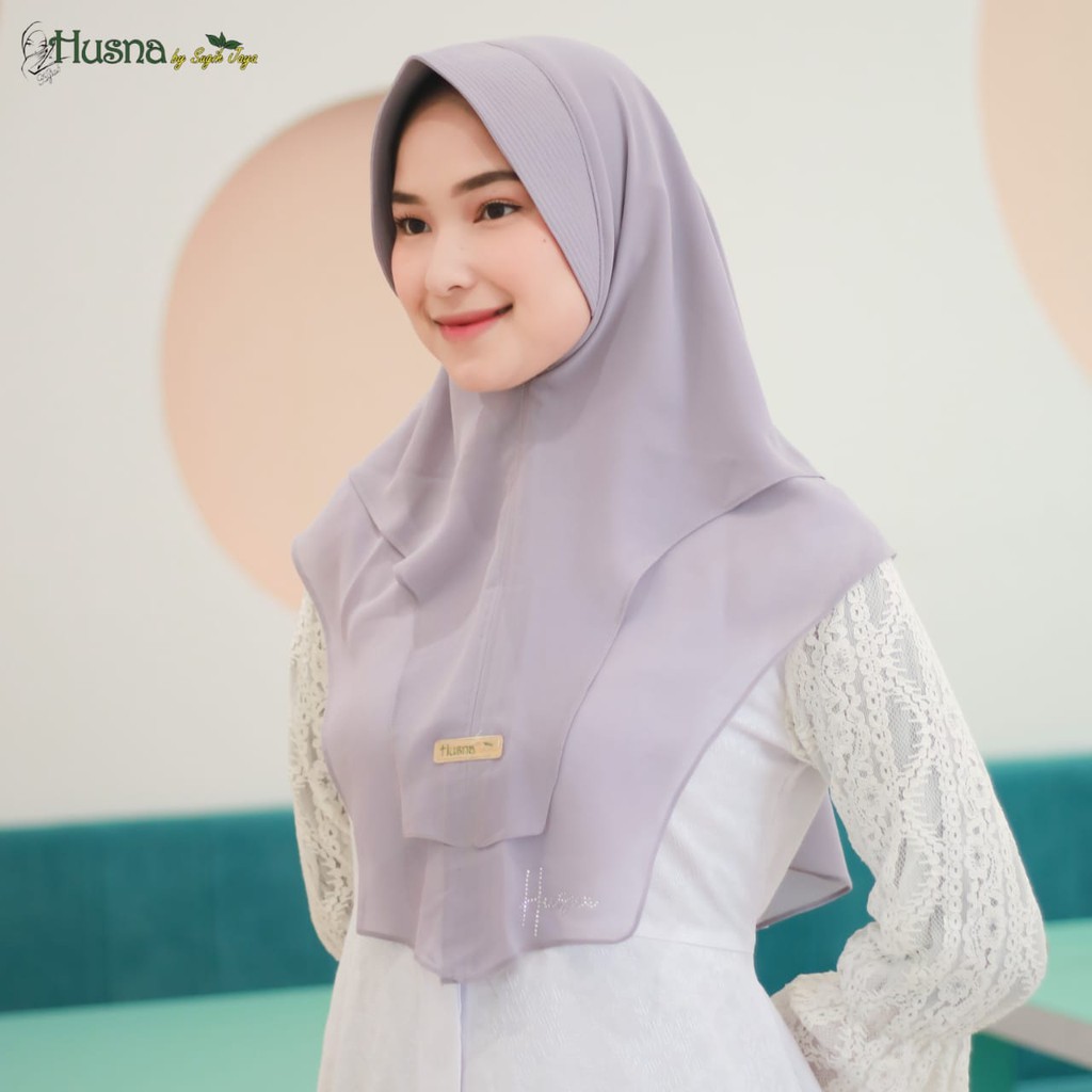 Husna Khimar Mini Ziggy Swarovski Ceruty Babydoll