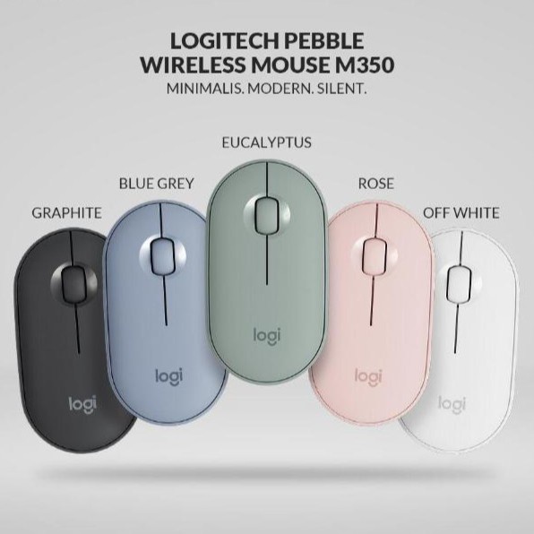 Logitech Pebble Wireless Bluetooth Mouse M350