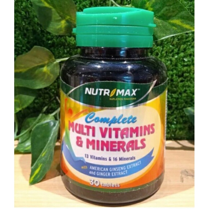 nutrimax complete multivitamin dan mineral isi 30