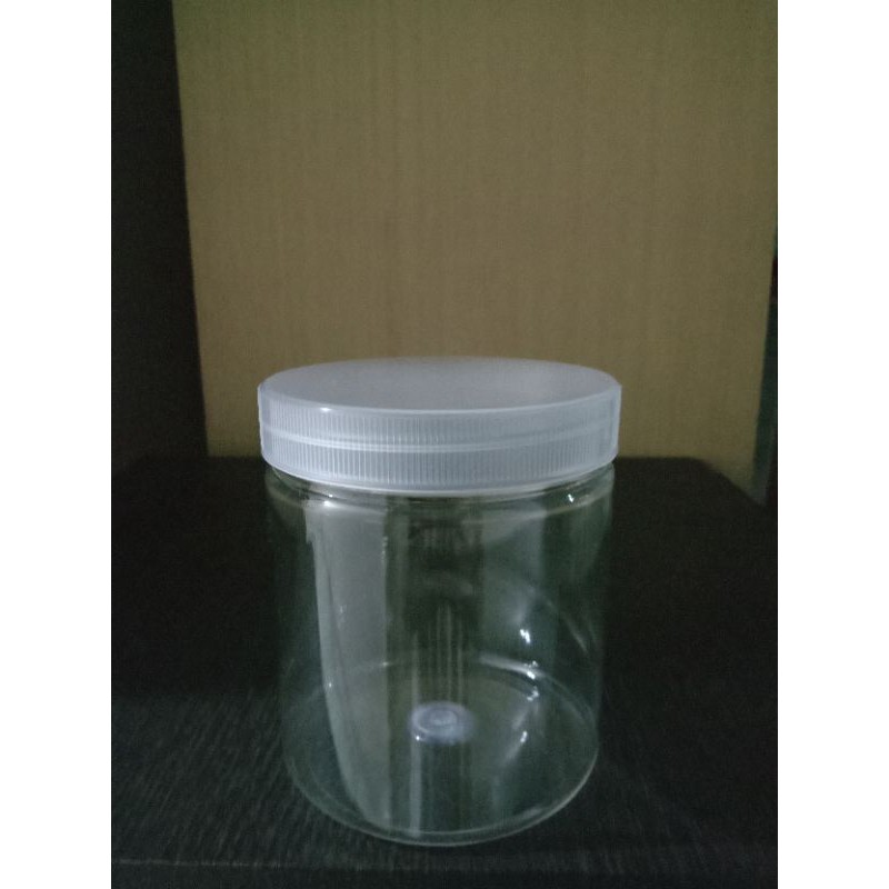 toples plastik 600 ml/ jar 600ml / toples tabung 600ml/  ( Jar 600 ml )
