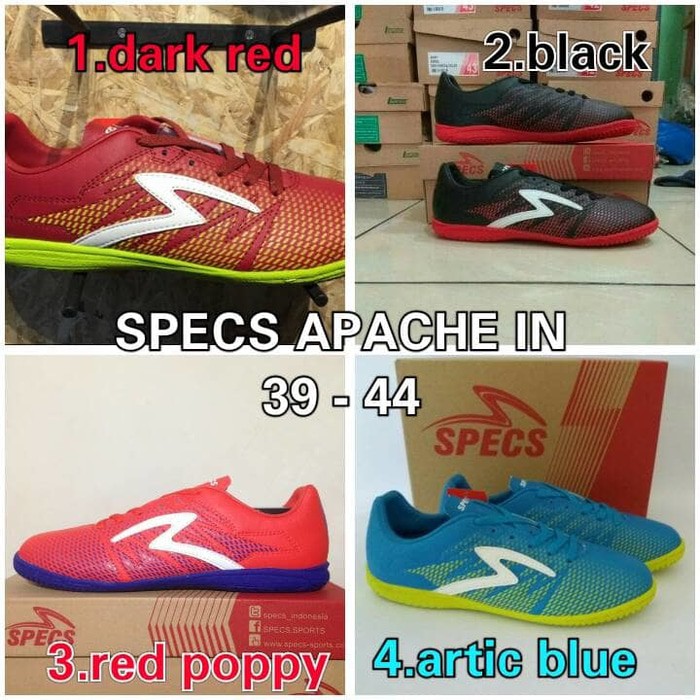 PROMO Sepatu Futsal SPECS APACHE IN Original 100% diskon TERLARIS