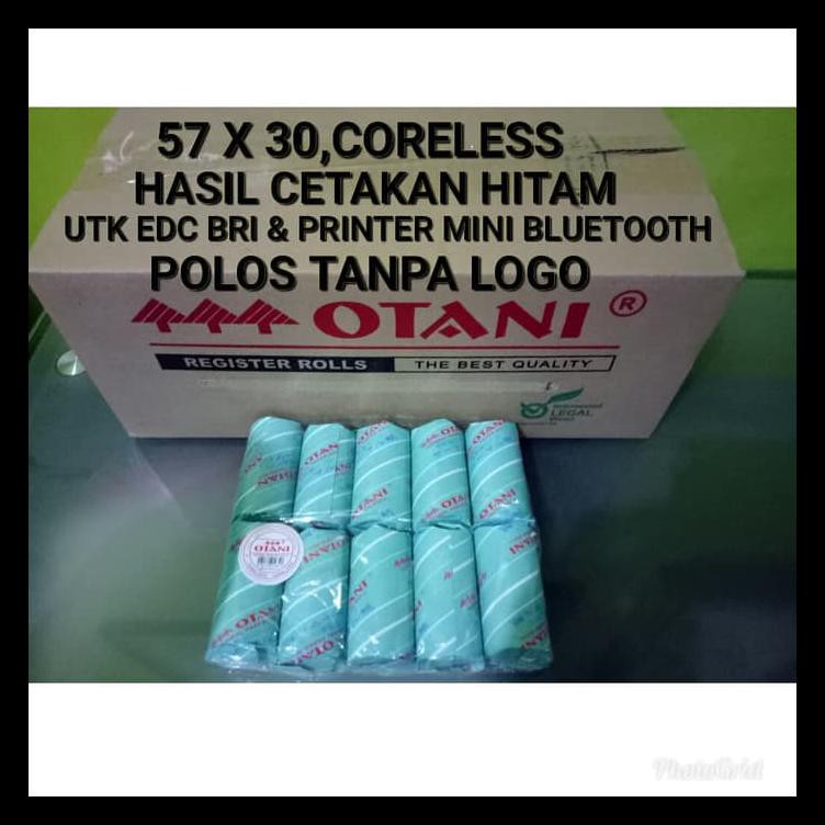 

Kertas Struk Thermal Edc Bri 57X30, Isi 10Roll Murah
