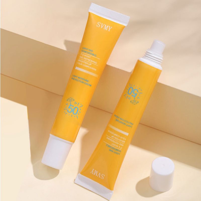 Light Moisture Protection Cream Sunscreen SVMY Original SPF50 Krim Tabir Surya Pelindung Pelembab Wajah Memutihkan