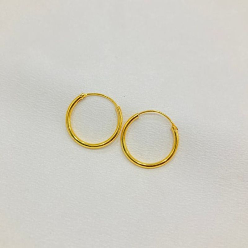 Anting titanium dewasa ring polos