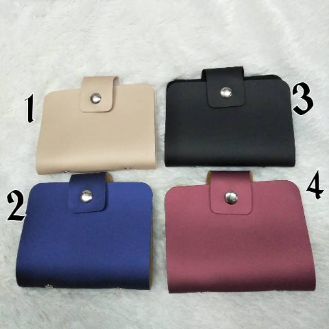 

Card mica kulit jelly matte isi 24 card