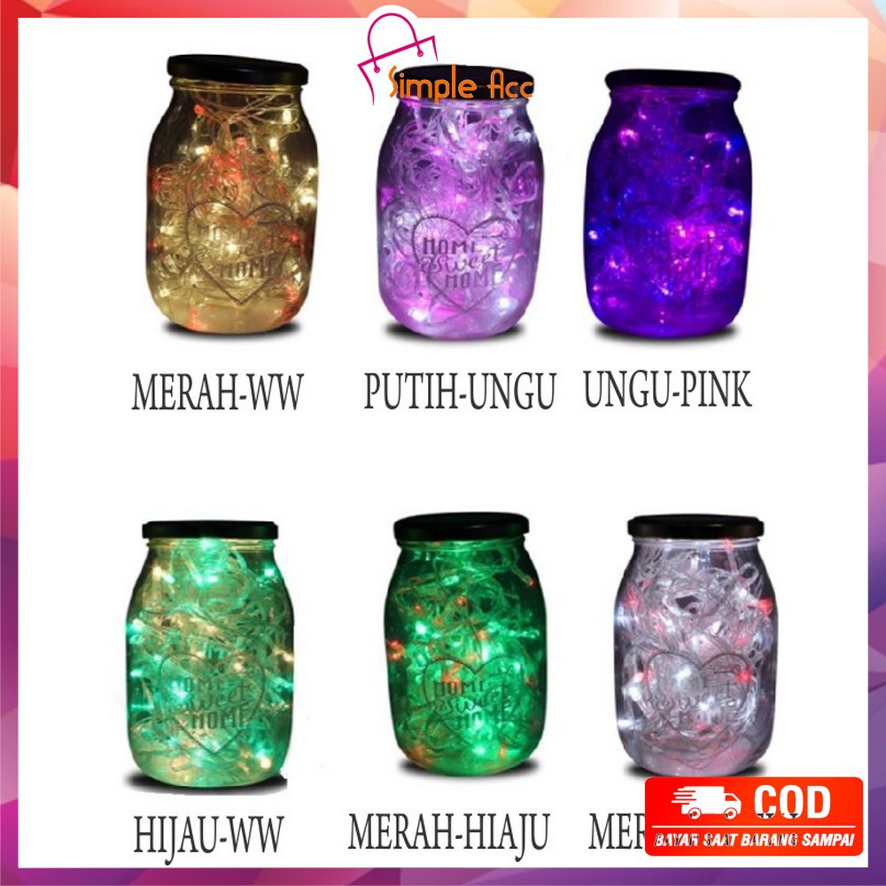 *COD* DO-C17 C199 Lampu Tumblr Light Led 10 Mtr OPP 100 LED 50 LED Lampu Hias Dekorasi Kamar Hiasan-4