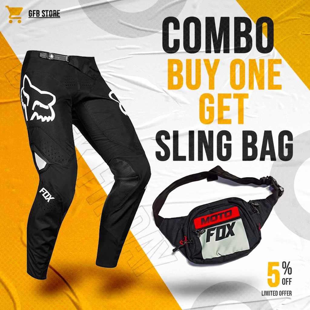 motocross motorcycle pants and motocross sling bag | Celana cross | celana trail | sling bag cross