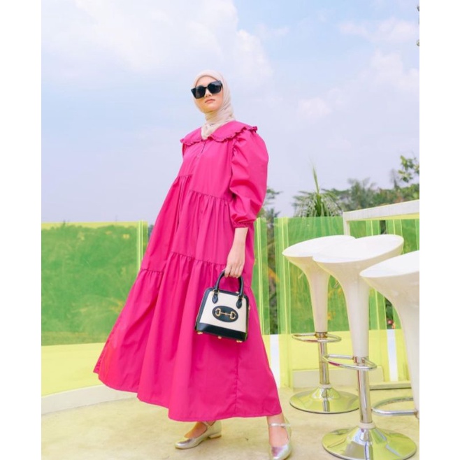 Hava Dress Fuschia by Haideeorlin