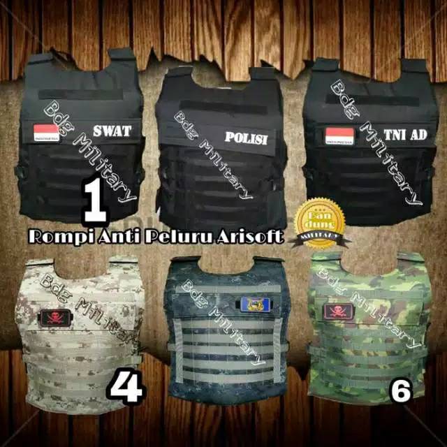 Rompi anti angin rompi tactical