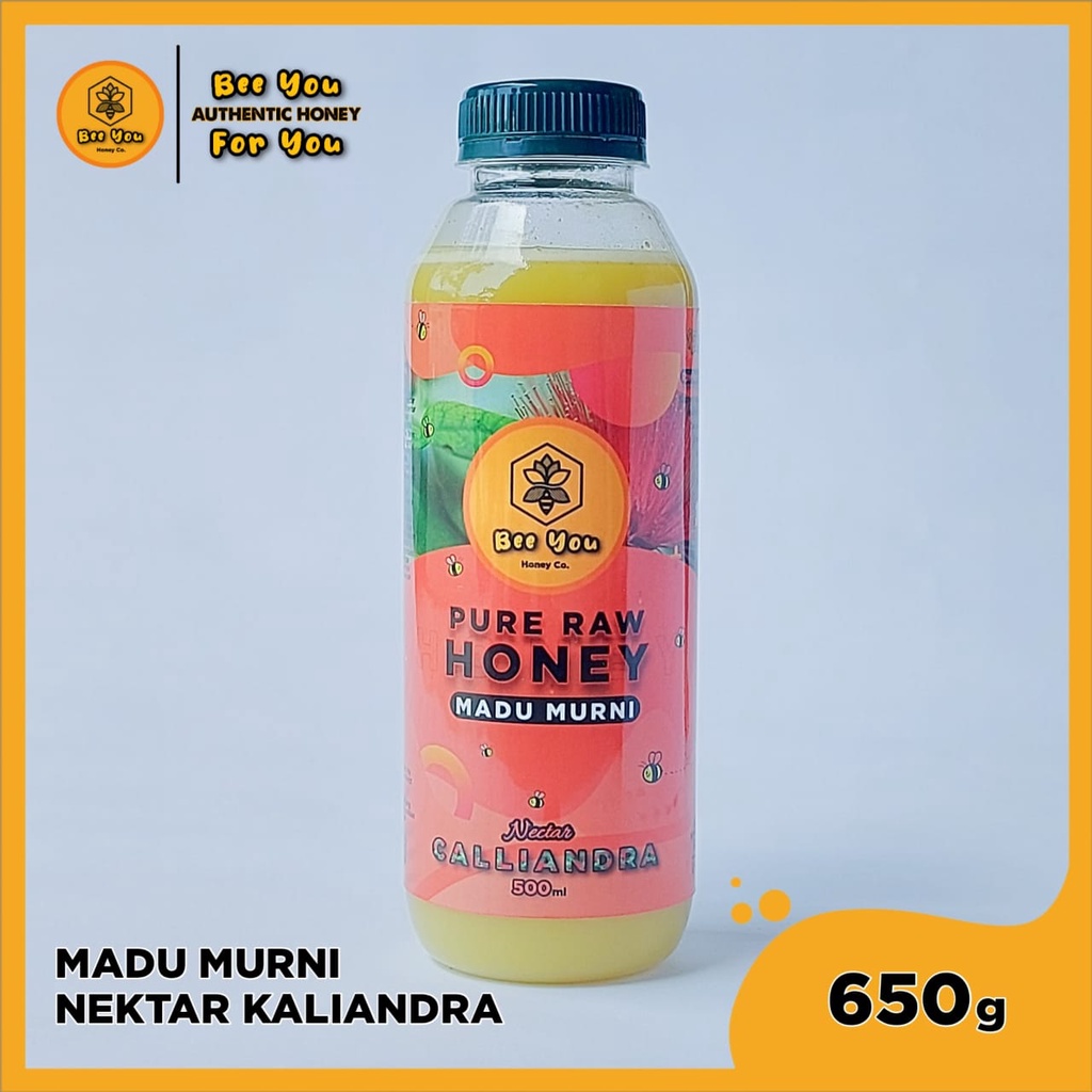 

Madu Murni Asli Bee You Honey Nektar Kaliandra 650gr