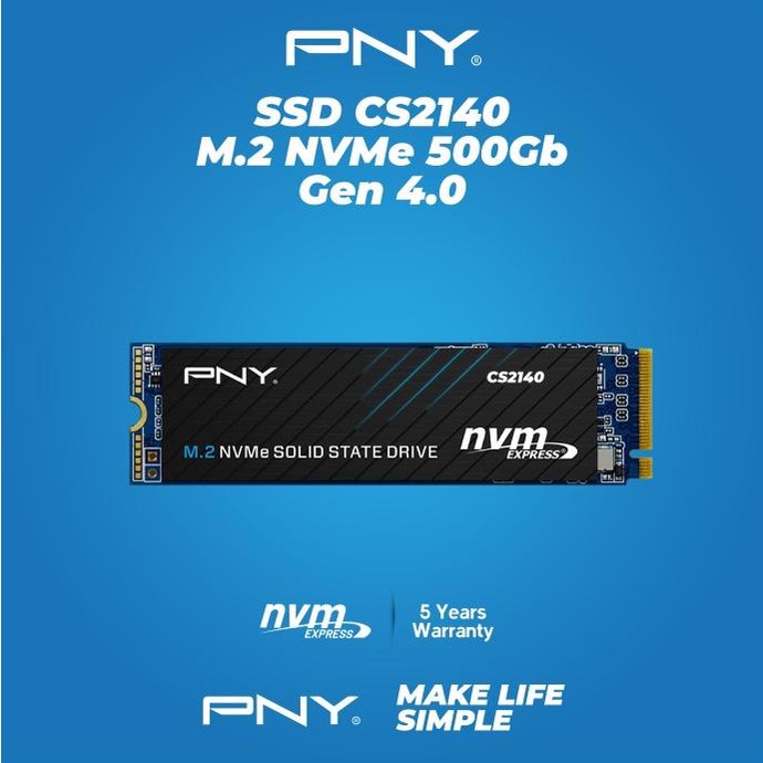 Nvme Ssd Pny Cs1031 / Cs2140 Gen 4.0