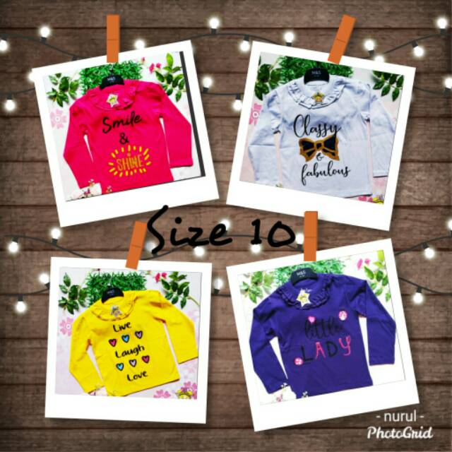 

Kaos anak beegirl 6-14 T