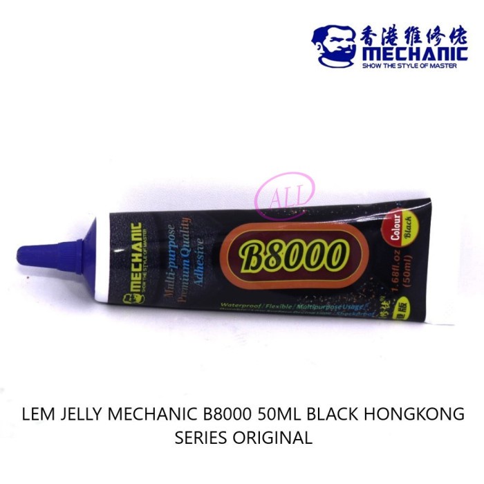 Mechanic B8000 Lem Jelly Touchscreen Hongkong Series 50mL Warna Hitam