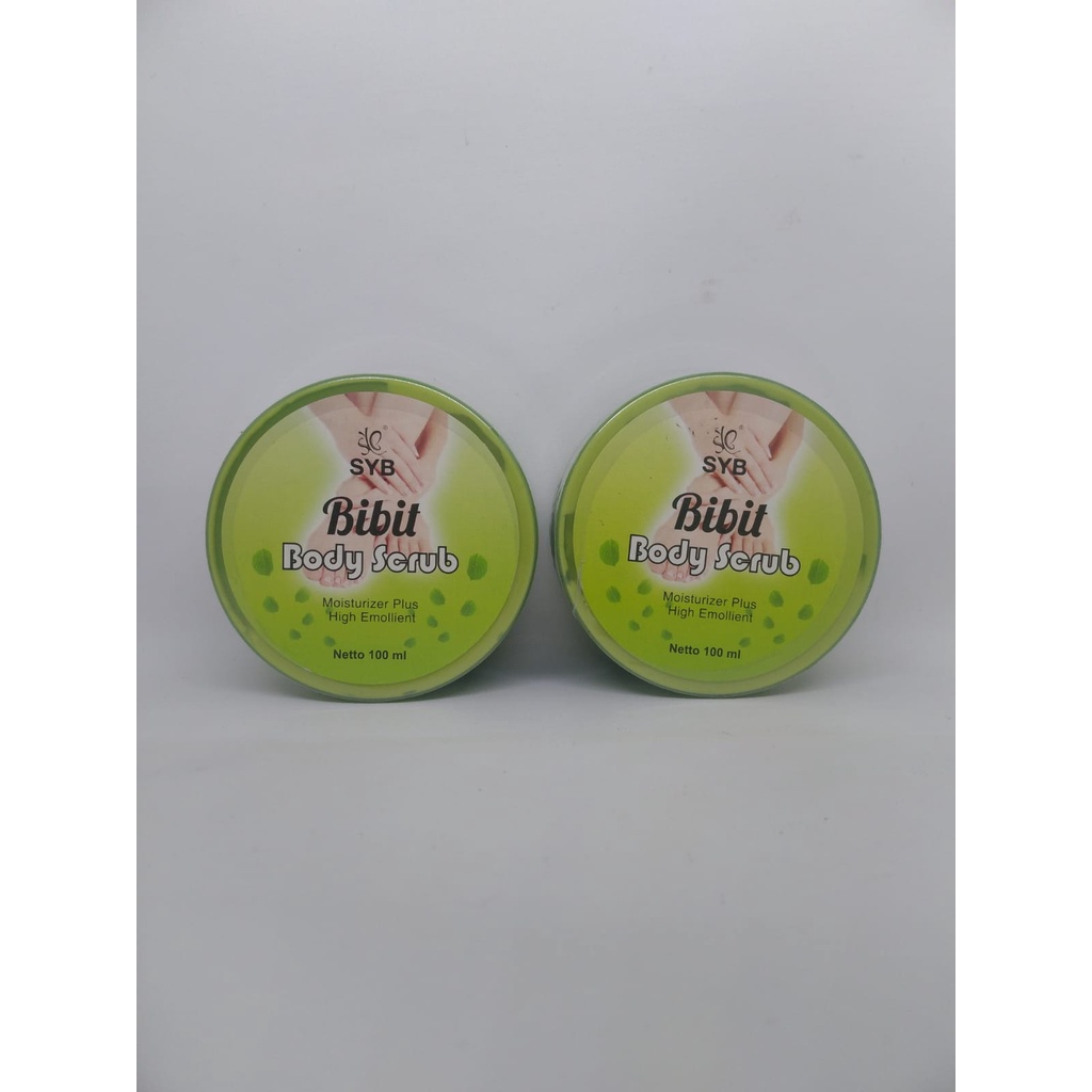 BODY SCRUB Bibit Pemutih Original SYB Bibit Body Scrub Moisturizer Plus High Emollient 100ml Mengangkat Sel Kulit Mati Asli Original Bisa COD