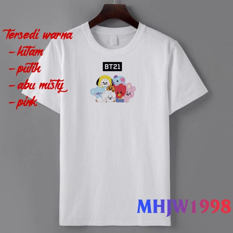 kaos anak bts bt21/tshirt anak bts bt21/baju anak bts bt12 keren terbaru