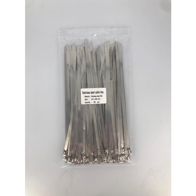 

Office & Stationery | Document Organizer | 4.6* 200 Stainless Steel Kabel Ties/Cable Tie/Kabel Tie/Dasi Kabel | Best Seller