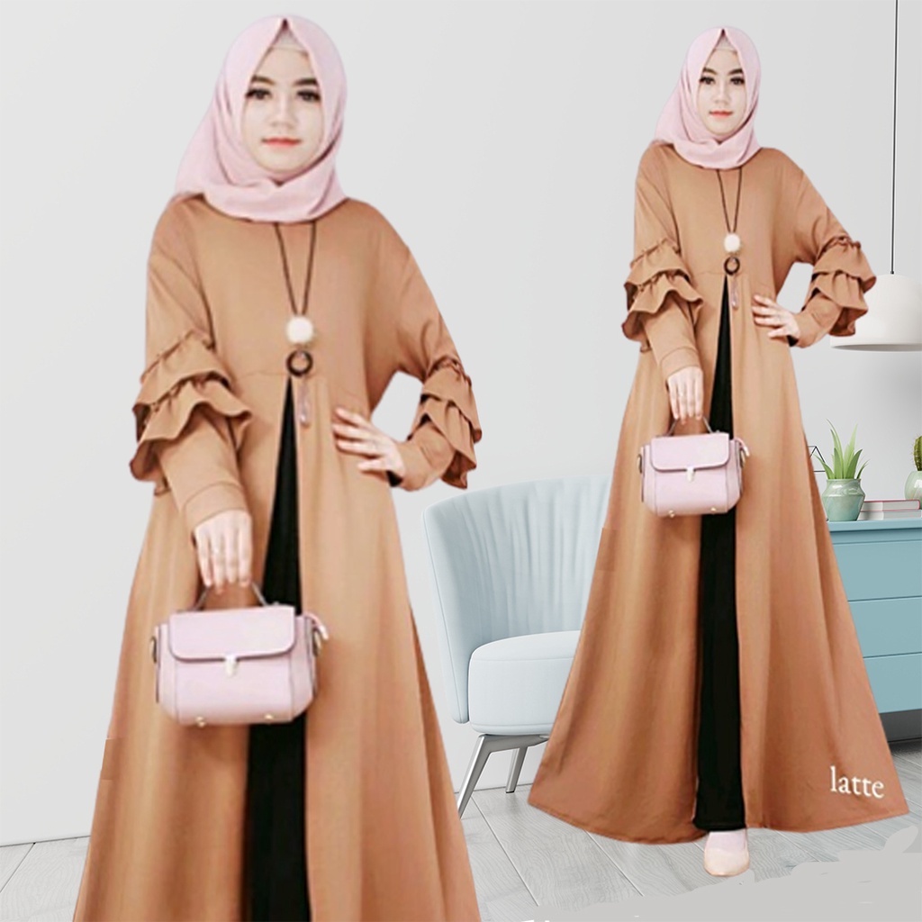 Kartisa Maxy Dress / Faashion Muslim / Dress Muslim AP / Berukuran One SIze