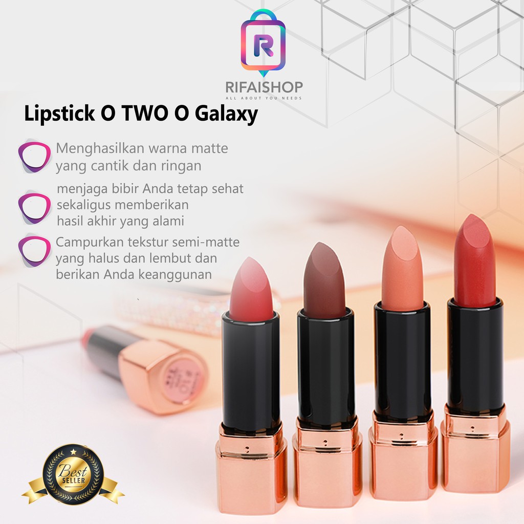 Lipstick Matte O.TWO.O Galaxy Natural Pigmented Lip Makeup