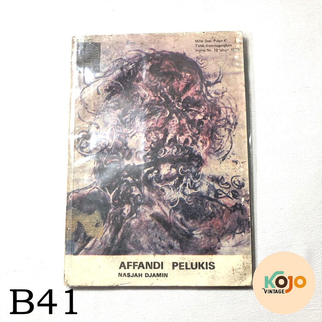 Buku Affandi Pelukis Vintage Jadul