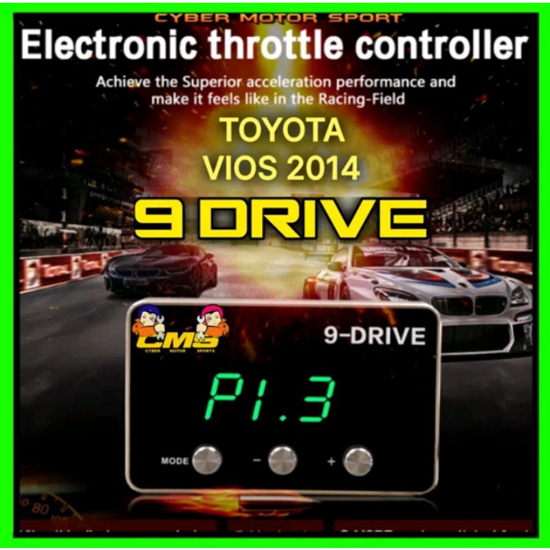 Throttle kontrol TOYOTA VELOZ 2017.  9drive trotel controller Veloz throtel eco sport racing tak per