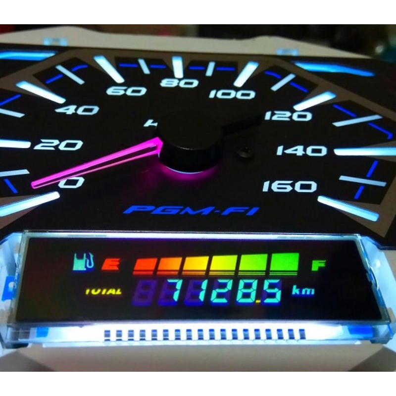 Paket Modif LCD Spedometer Vario 125-150  LED old