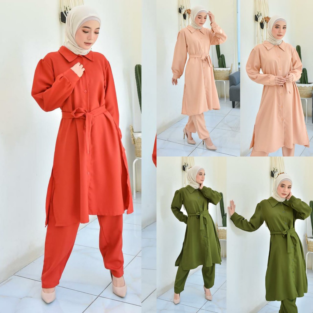 DISKON - SAUSAN SET - FLOTTILICIOUS / STELAN MURAH / STELAN WANITA / STELAN MUSLIM / GROSIR BAJU ONLINE