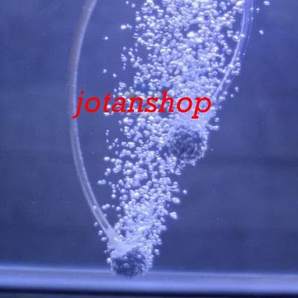 batu aerator BULAT BOLA BAKSO ABUABU 4CM abu abu 4 cm air stone airstone gelembung udara aquarium