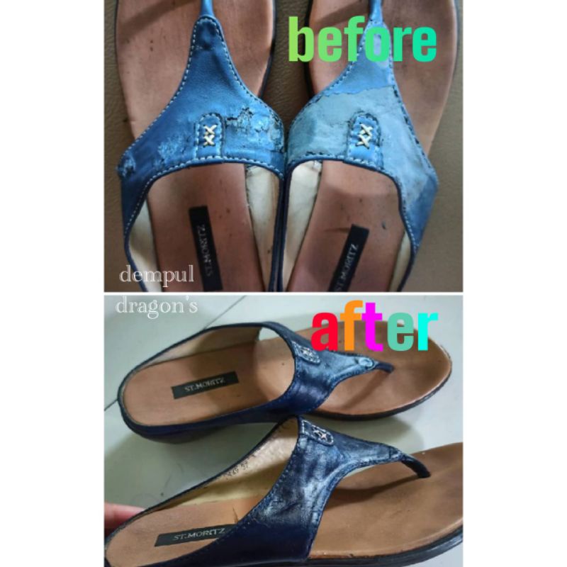 Dempul kulit leayther filler  untuk kulit sepatu