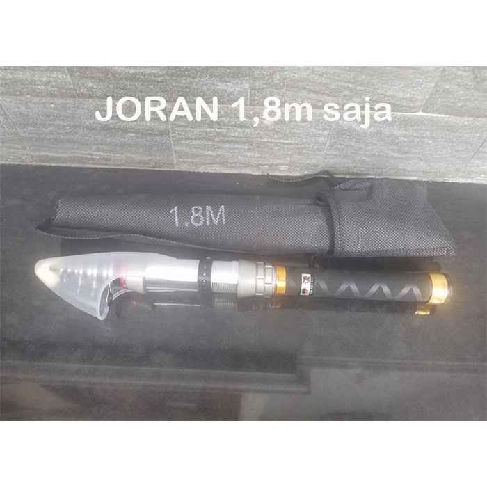 Set Joran Pancing Carbon Fiber Telescopic Mini Pocket Fishing Rod - joran 1.8m saja