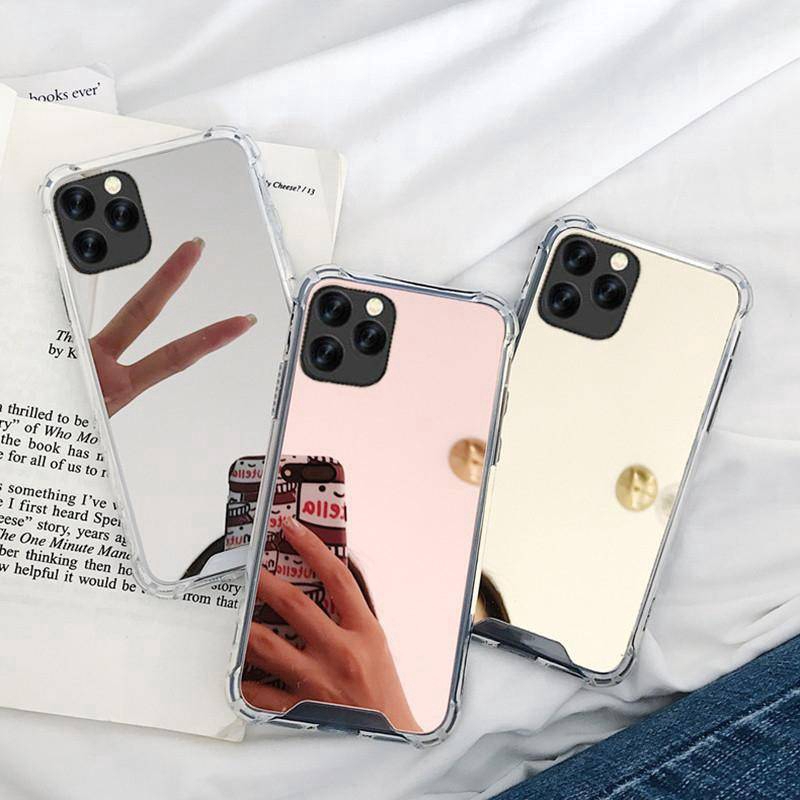 Casing Kaca Anti Guncang Untuk Iphone 11 Pro X Xs Max Xr Se 2020 6 6s+7 Plus 8 8plus