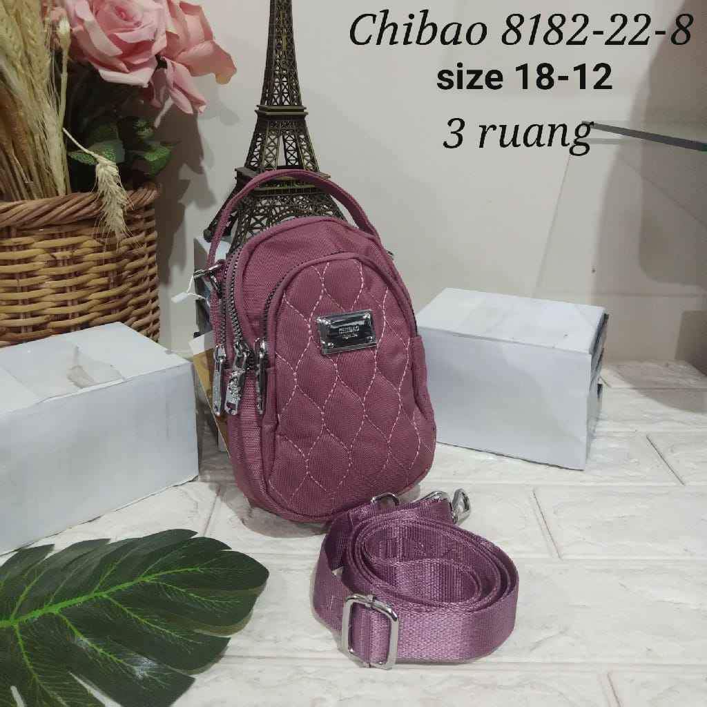 Tas selempang wanita Tas Wanita Tas Chibao 8182-22-21 bahan kanvas. Chibao Best Seller Chibao Mini Tas Chibao Mini Terbaru Bisa bayar ditempat.!!!!