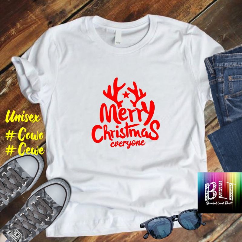 KAOS NATAL/ MERRY CRHISMAST  2021 EVERYONE/ DEWASA DAN ANAK2/KAOS