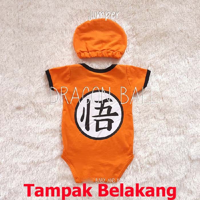 Jumper Bayi Lucu Jumper Kostum Karakter Bayi Dragon Ball