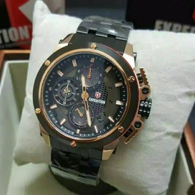 JAM TANGAN EXPEDITION ORIGINAL RANTAI STAINLES